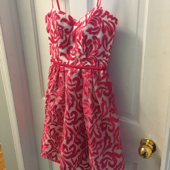 Red Dress Boutique Dresses & Skirts - NWT pink and white dress